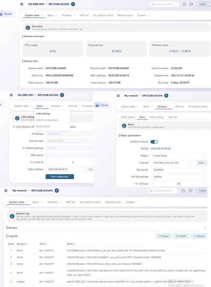 Omnidirectional Antenna 500m Radius Ax5400 Wifi 6 Outdoor Wifi Router Access Point 6