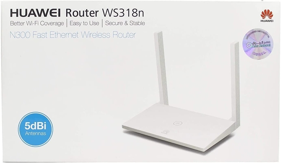 購入 Simのカード スロットが付いている2本のアンテナが付いている華為技術WS318n N300無線Wifiのルーター online manufacture