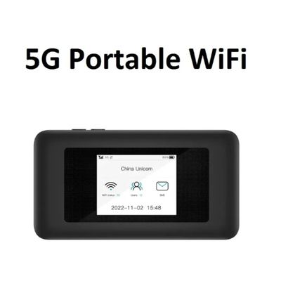 購入 5000mAh 5G Dual-Band Pocket Router WiFi 6 Hotspot with SIM Slots 72H Streaming for Travel & Remote Work online manufacture