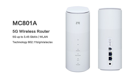 購入 ZTE MC801A 5G屋内WiFi CPEのルーターの屋内5gルーター100m鍵を開けられたSIMカード online manufacture
